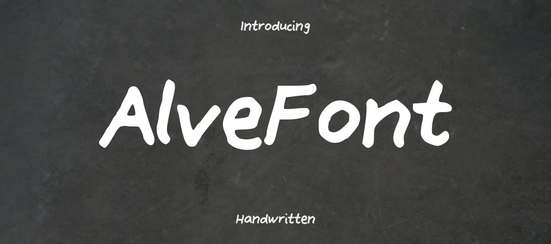 AlveFont Font