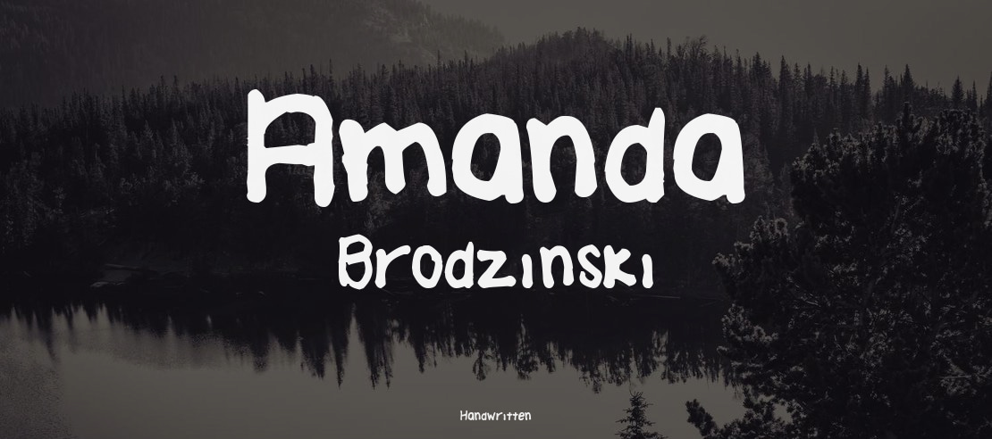 Amanda Brodzinski Font