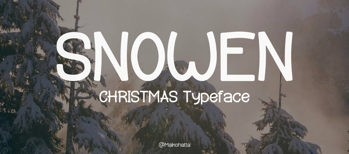 SNOWEN CHRISTMAS Font