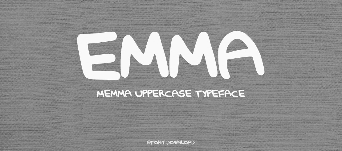 Emma Memma Uppercase Font