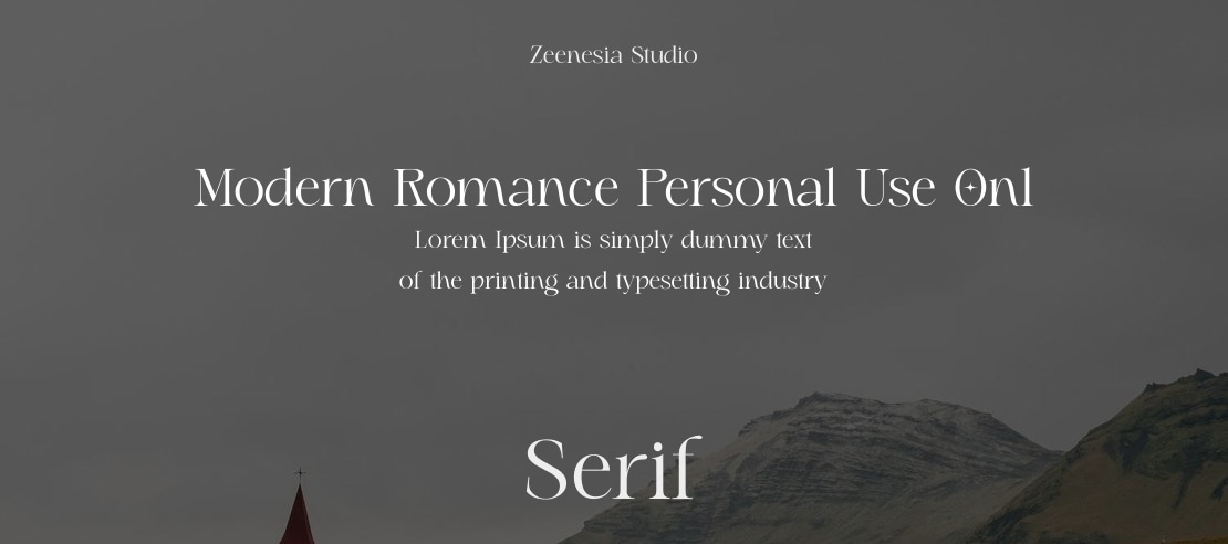 Modern Romance Personal Use Onl Font