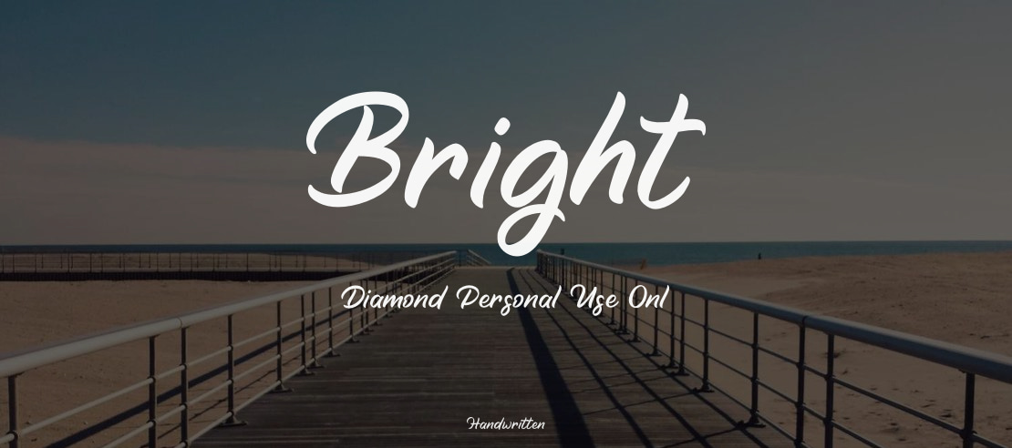 Bright Diamond Personal Use Onl Font Family