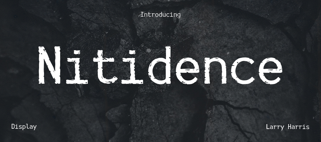 Nitidence Font