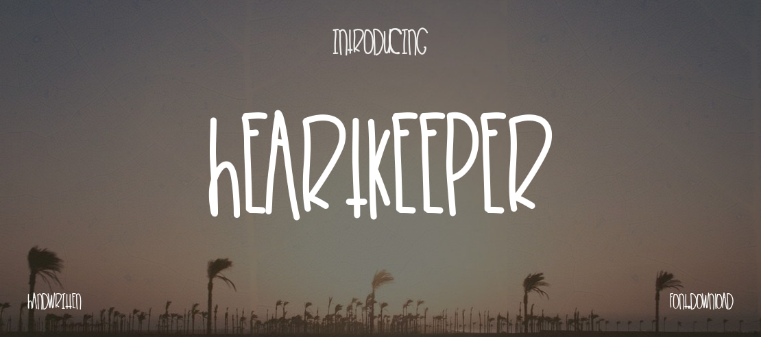 HeartKeeper Font