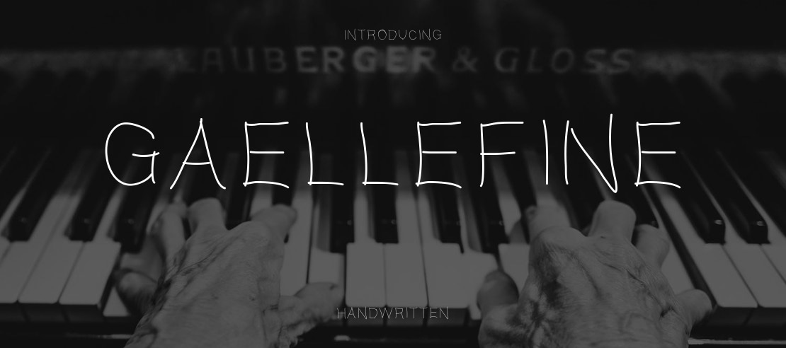 Gaellefine Font