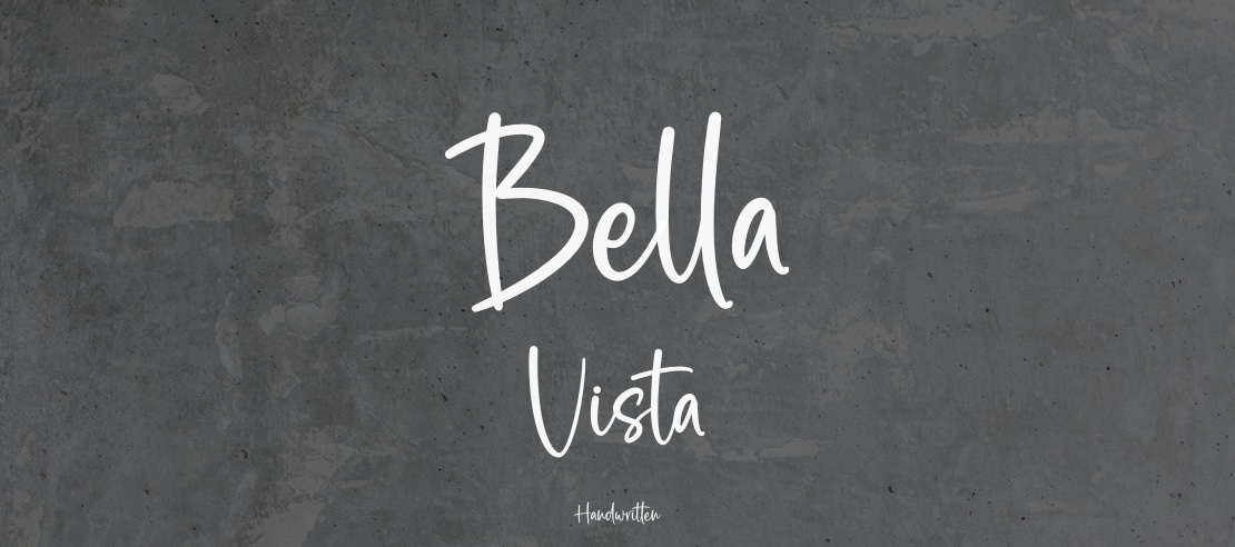 Bella Vista Font