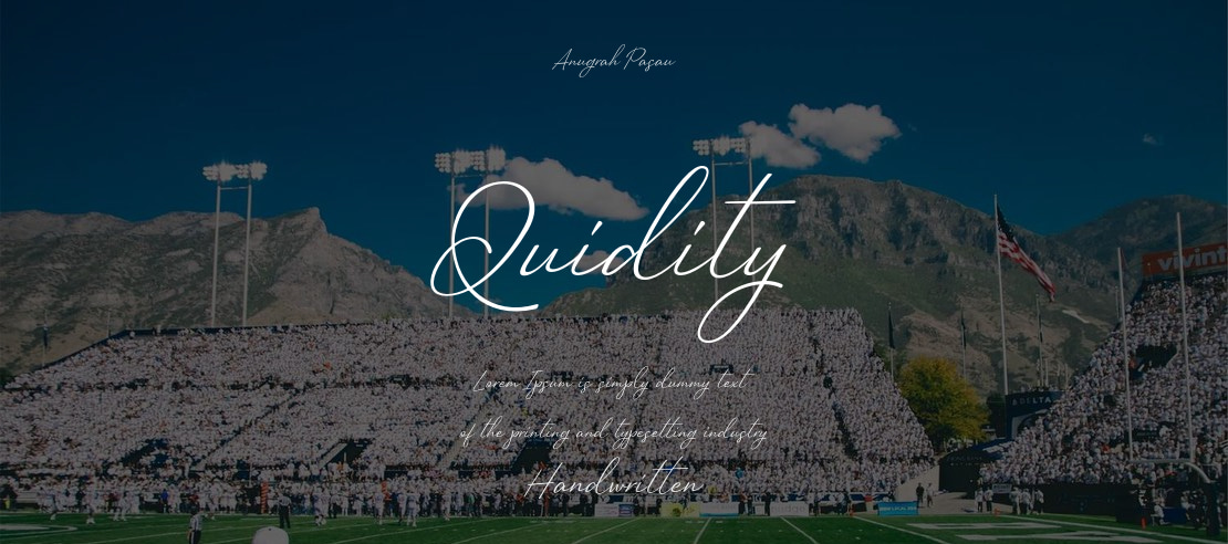 Quidity Font