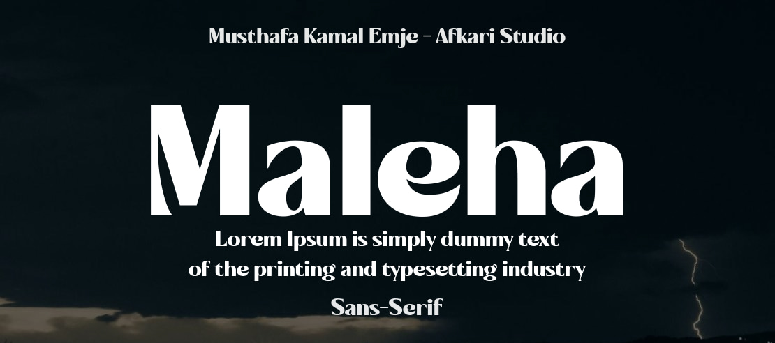 Maleha Font Family