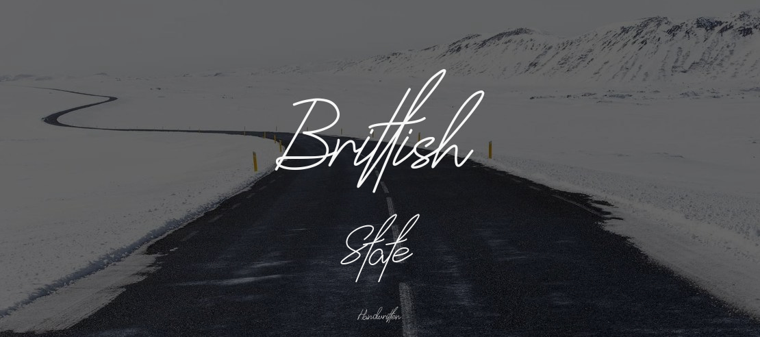 Brittish State Font