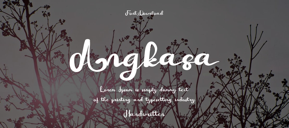 Angkasa Font