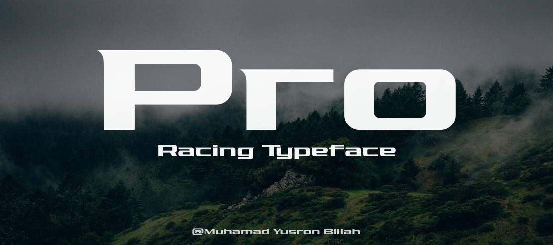 Pro Racing Font Family