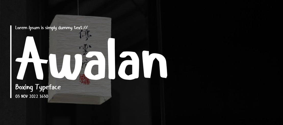 Awalan Boxing Font