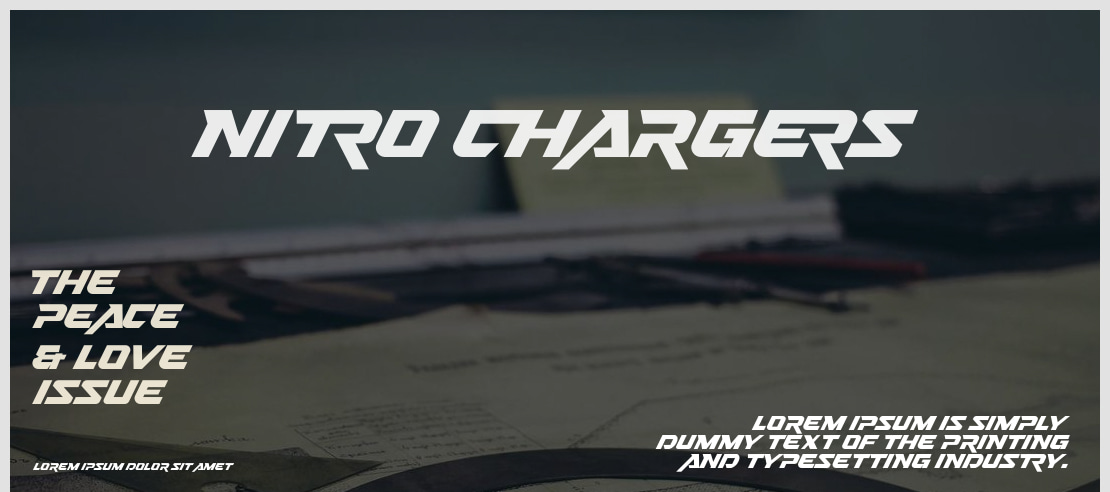 Nitro Chargers Font