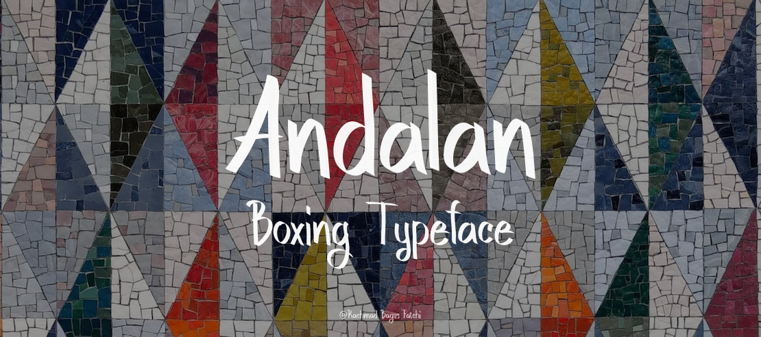 Andalan Boxing Font