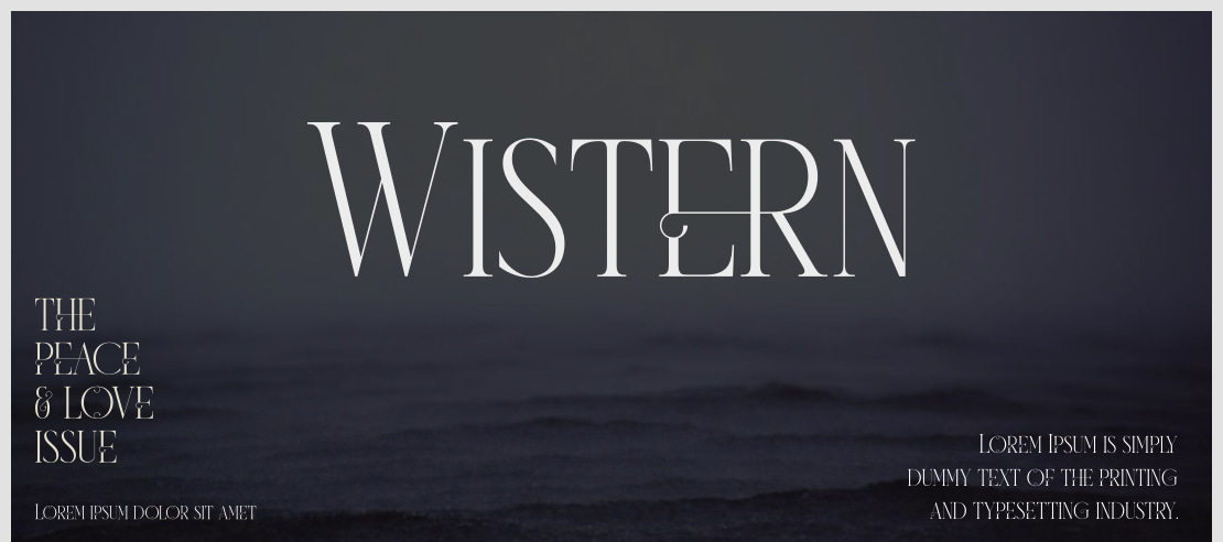 Wistern Font
