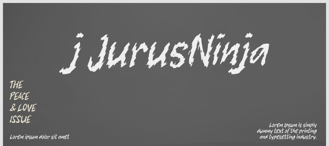 j JurusNinja Font