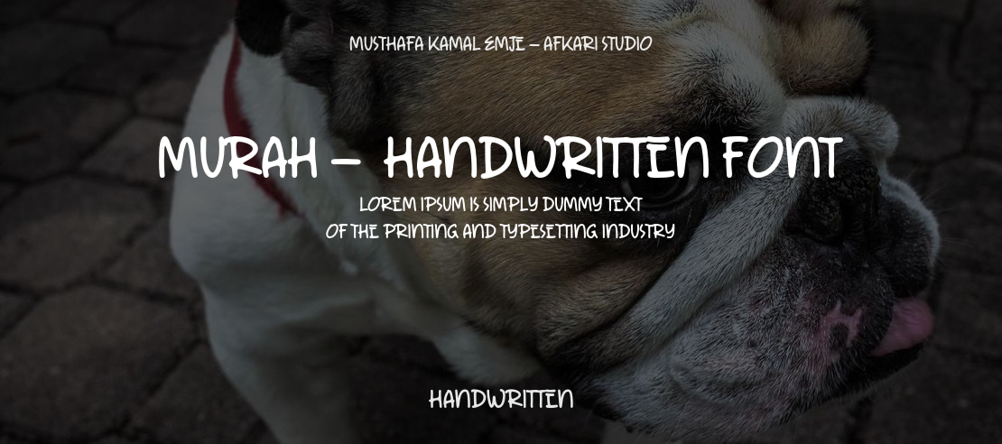 Murah -  Handwritten Font