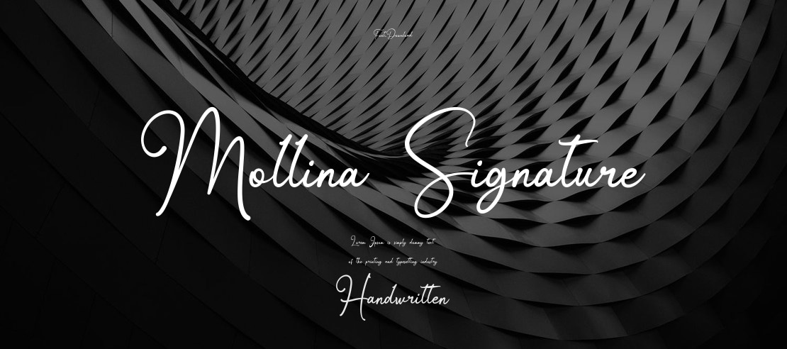 Mollina Signature Font