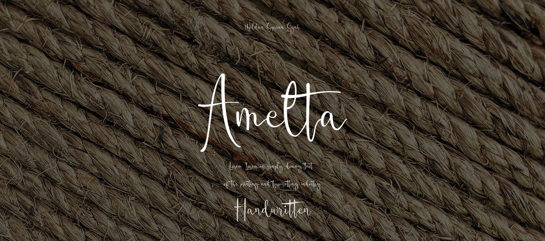 Amelta Font