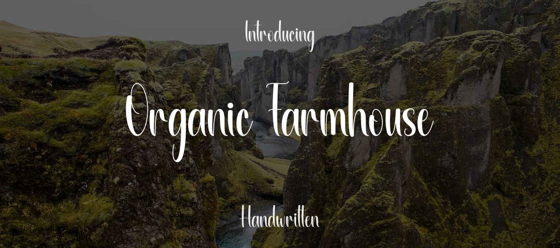 Organic Farmhouse Font