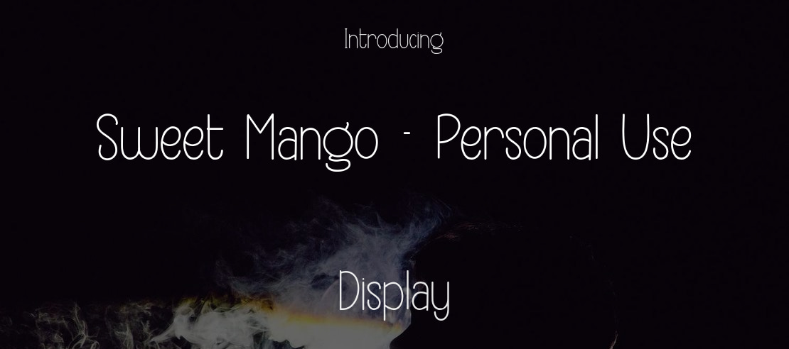 Sweet Mango - Personal Use Font