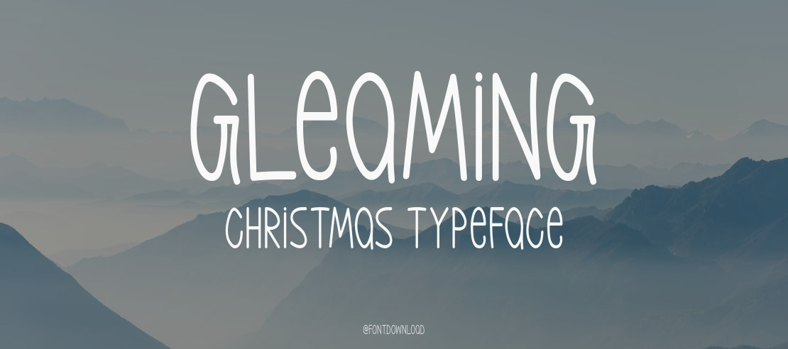 Gleaming Christmas Font