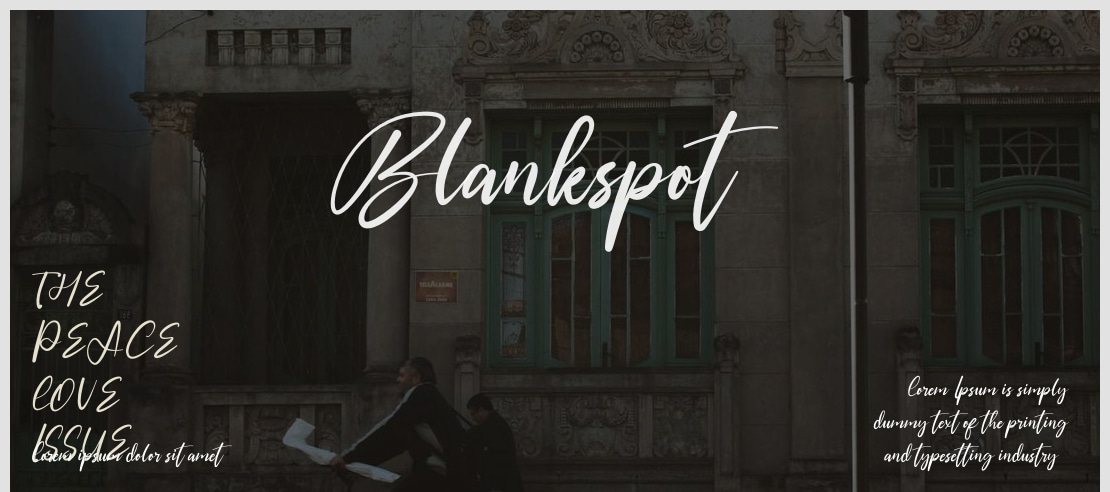 Blankspot Font