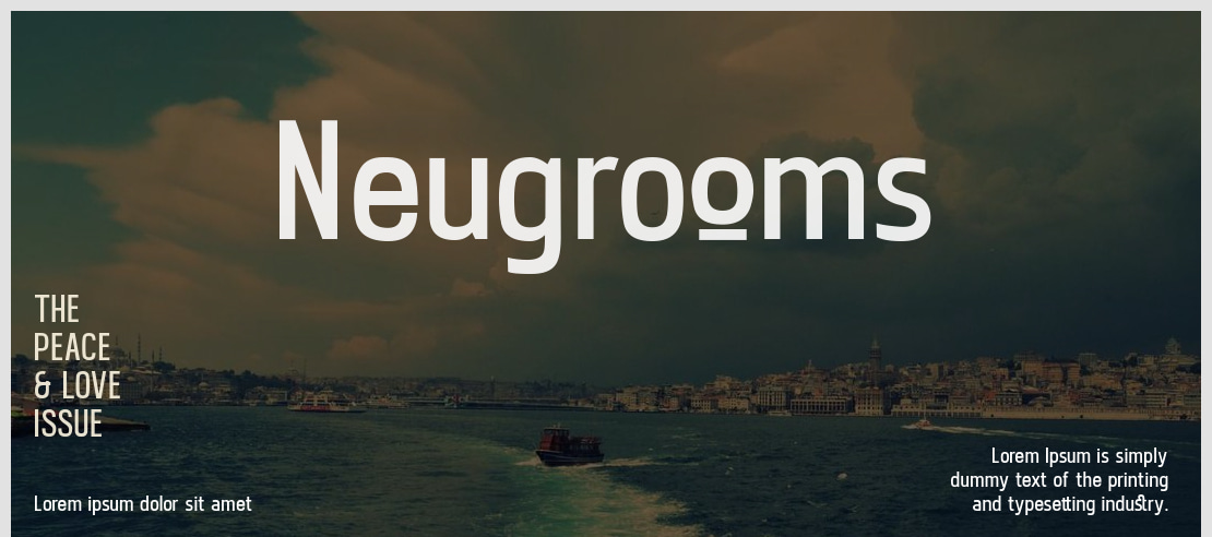 Neugrooms Font