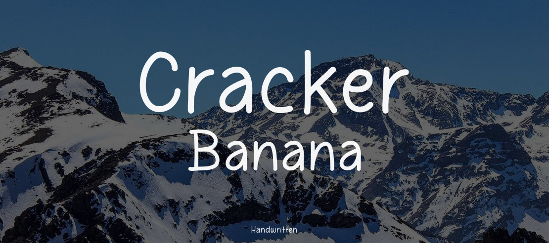 Cracker Banana Font