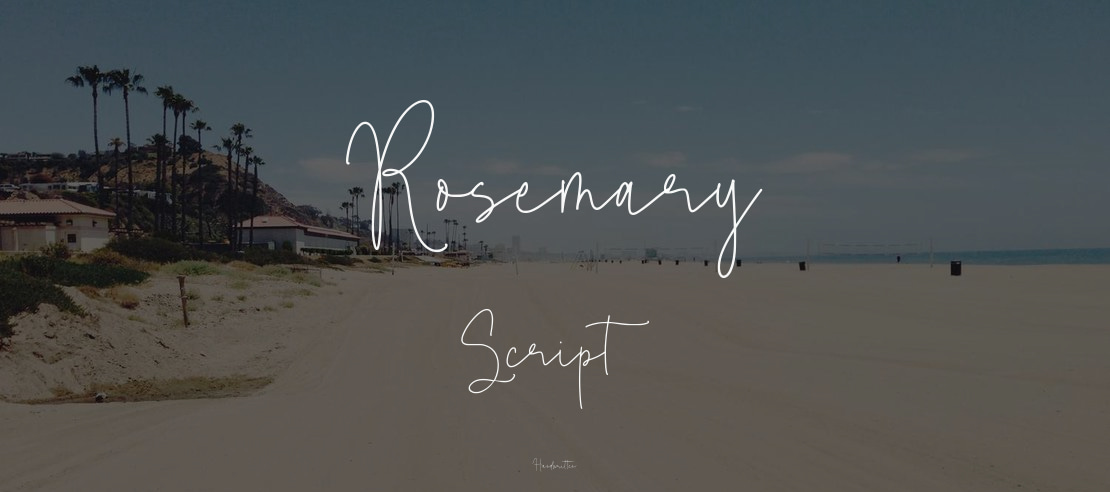 Rosemary Script Font