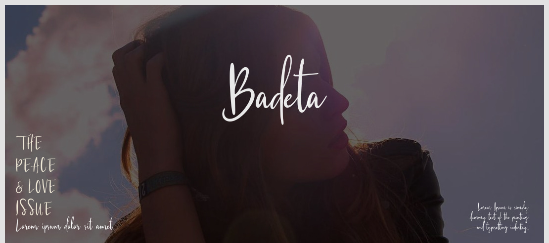 Badeta Font