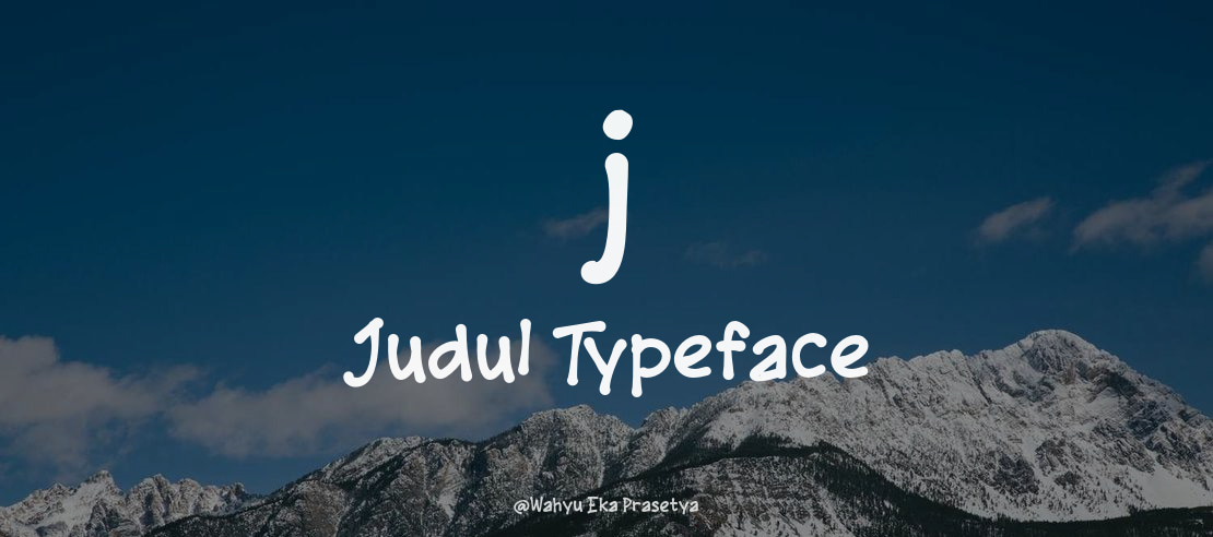 j Judul Font