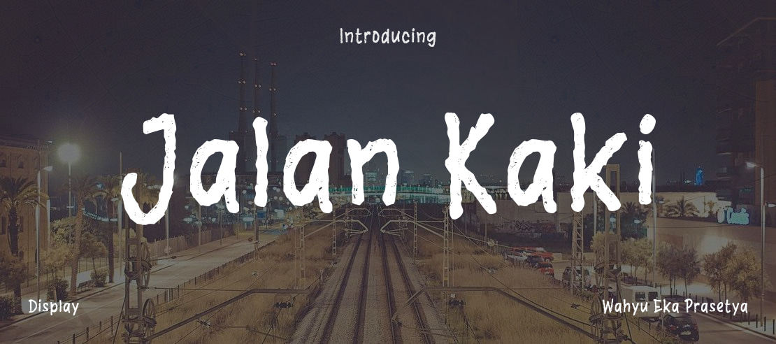 Jalan Kaki Font