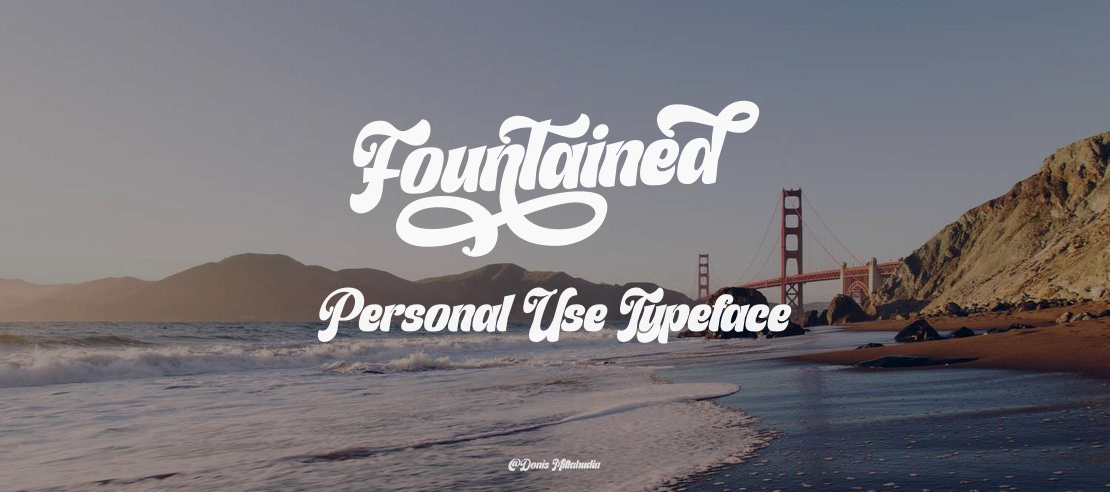 Fountained Personal Use Font