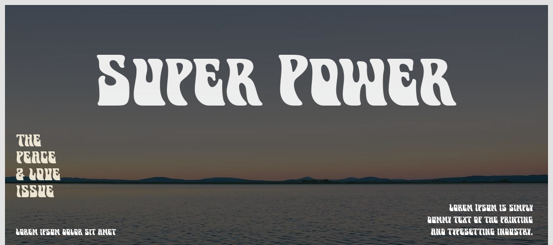 Super Power Font