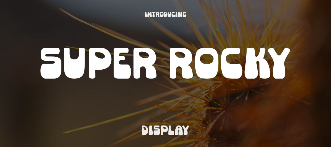 Super Rocky Font