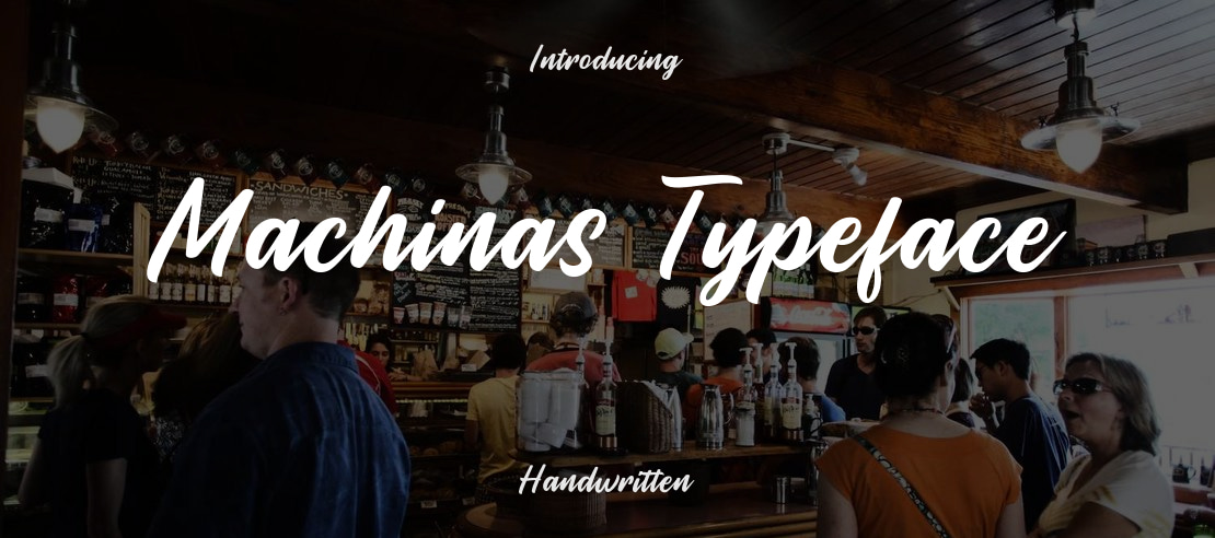 Machinas Typeface Font