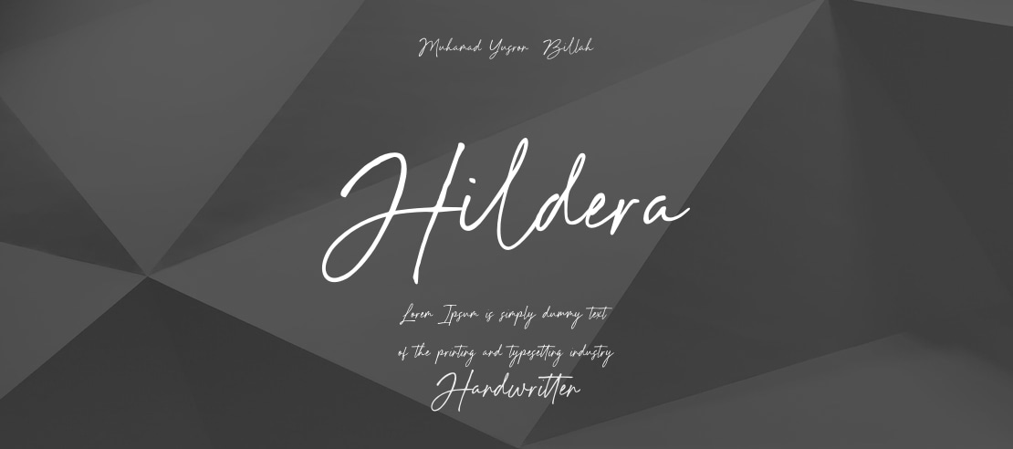 Hildera Font