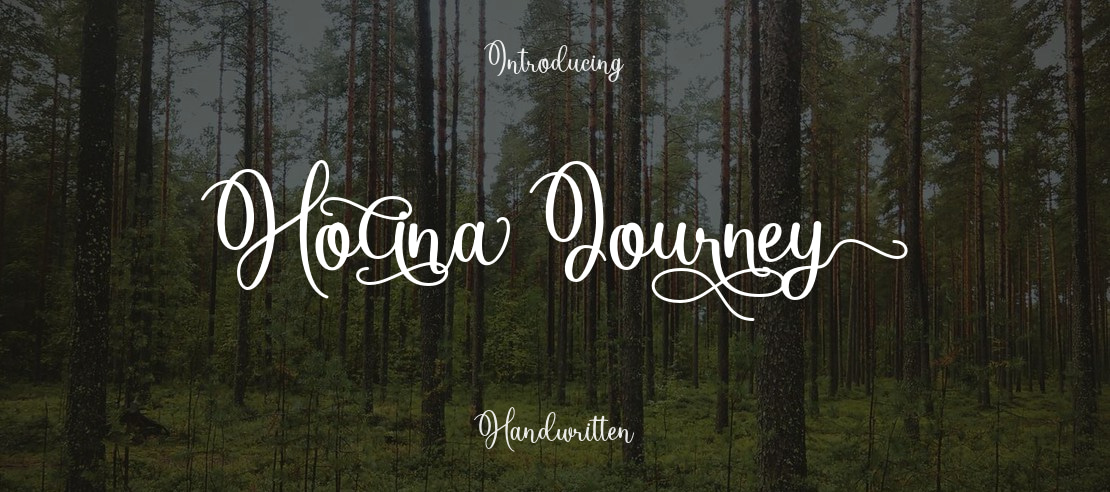 Holina Journey Font