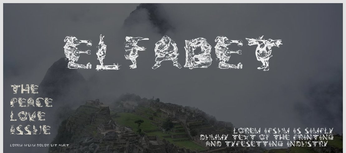 Elfabet Font