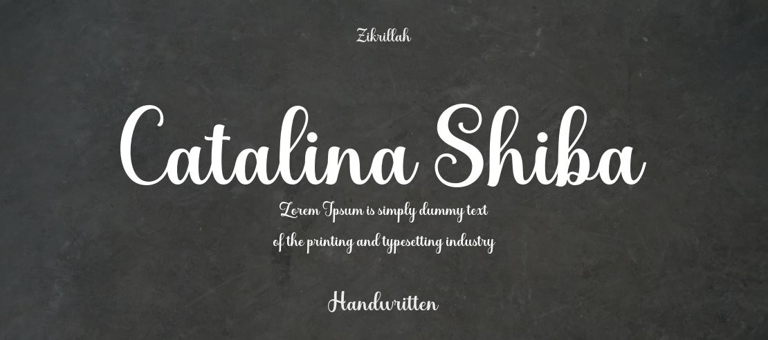 Catalina Shiba Font