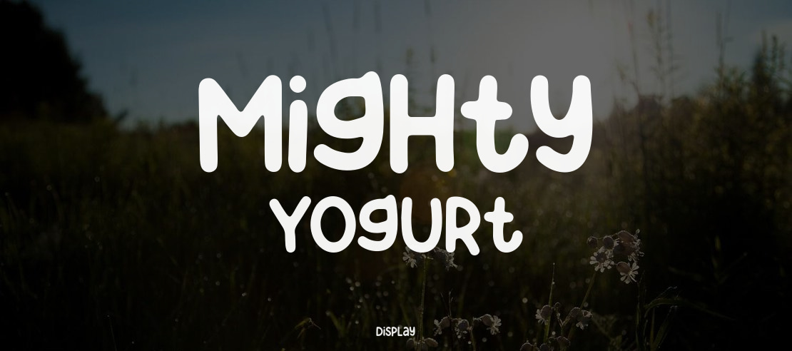 Mighty Yogurt Font