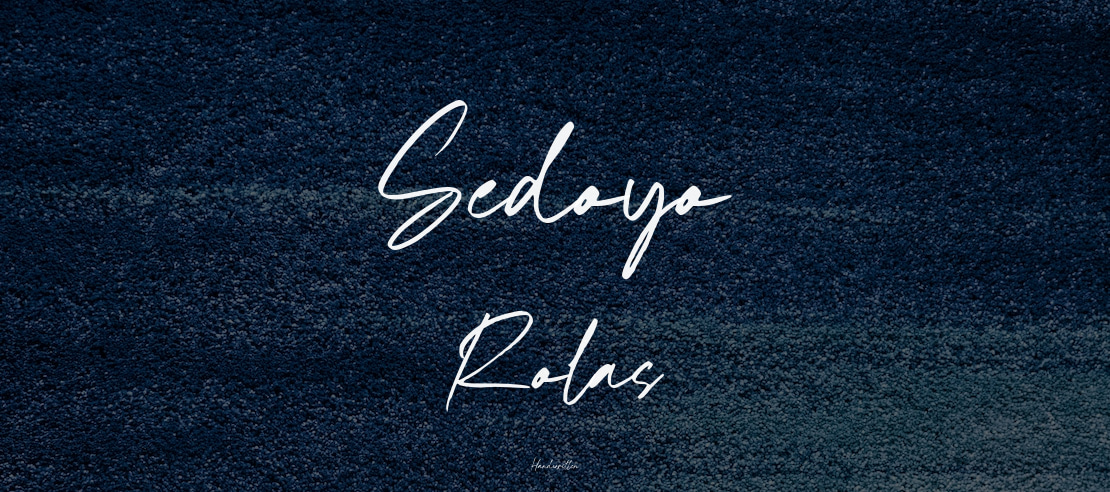 Sedoyo Rolas Font