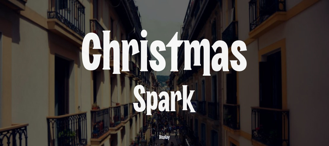 Christmas Spark Font