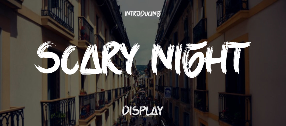 Scary Night Font