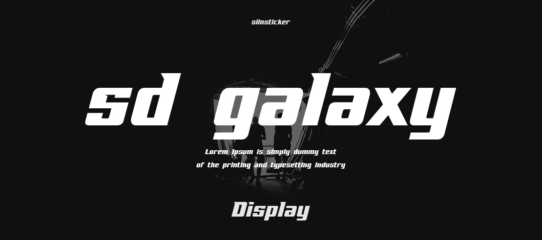 sd galaxy Font