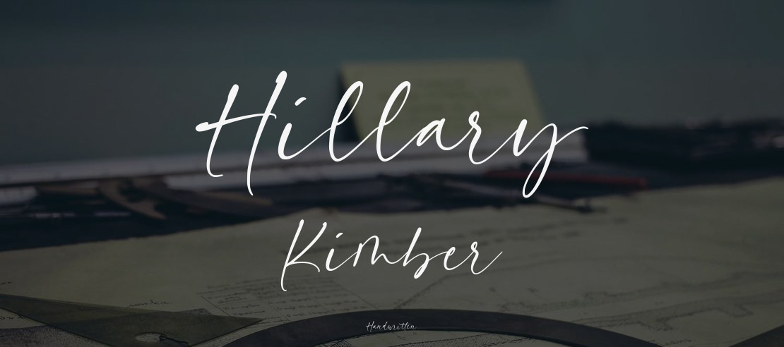 Hillary Kimber Font
