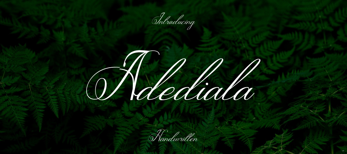 Adediala Font