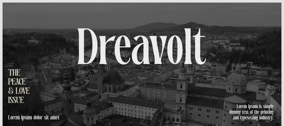 Dreavolt Font