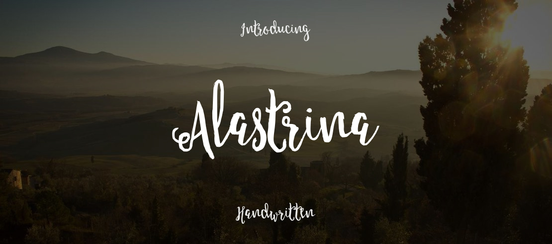 Alastrina Font